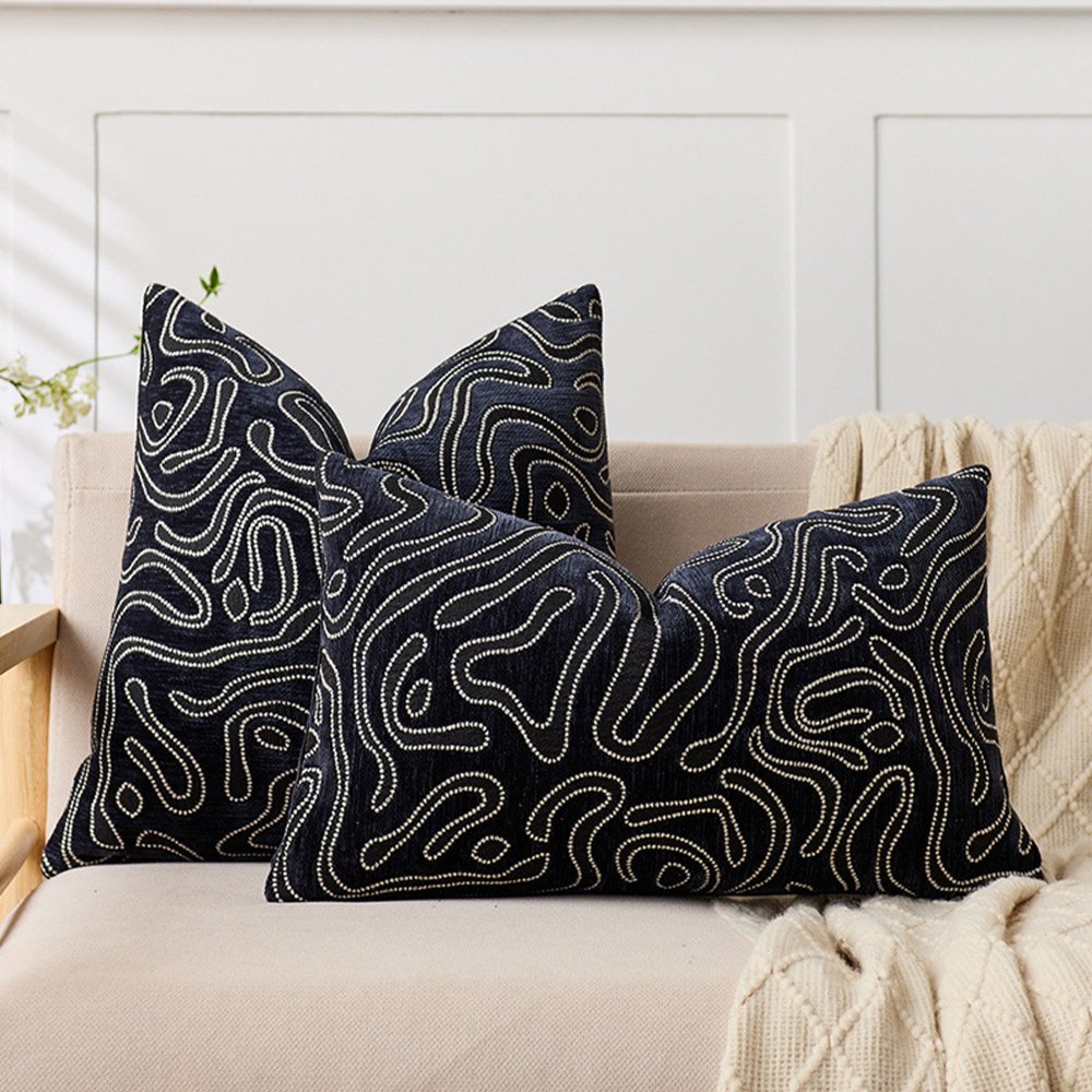 Animal print Chenille perna perna deco